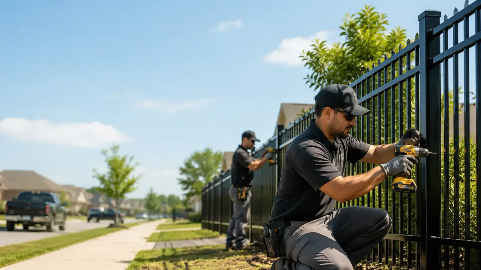 Metal Fence Installation in Pine Prairie, LA